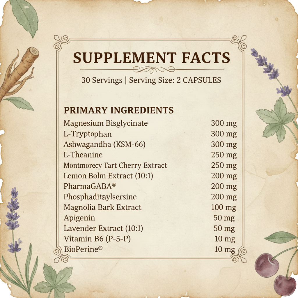 Monk's Night Ritual (Himalayan Sleep Formula)