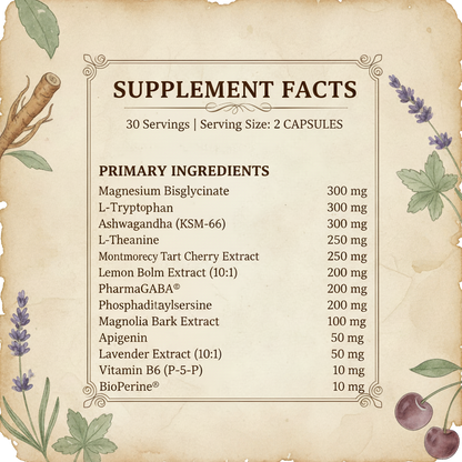 Monk's Night Ritual (Himalayan Sleep Formula)