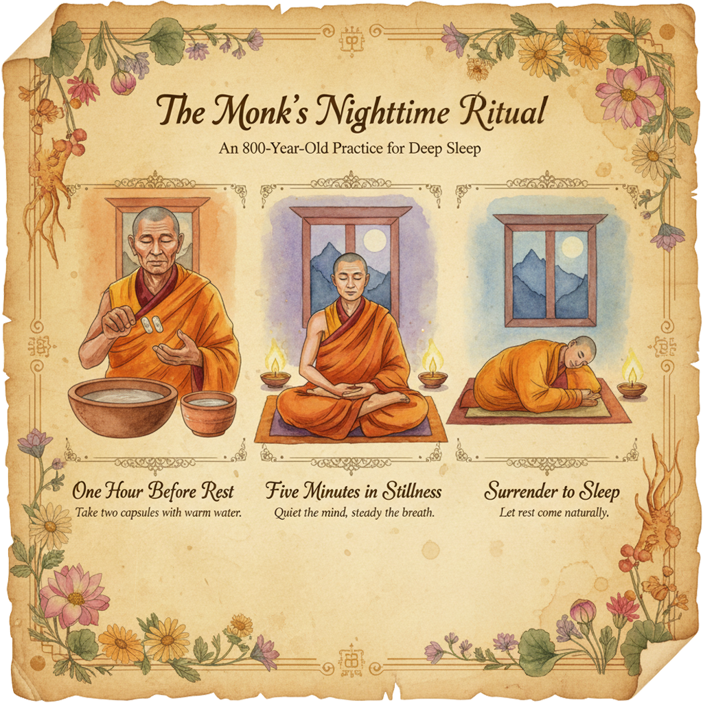 Monk's Night Ritual (Himalayan Sleep Formula)